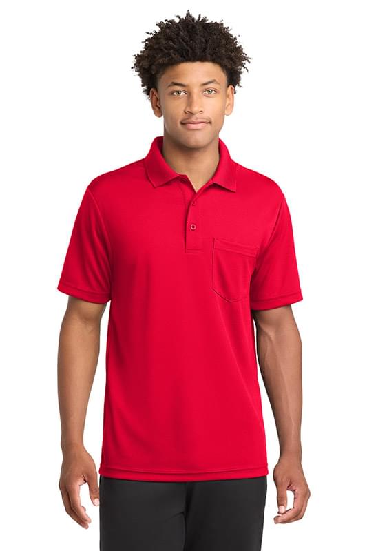 Sport-Tek  ®  PosiCharge  ®  RacerMesh  ®  Pocket Polo. ST640P