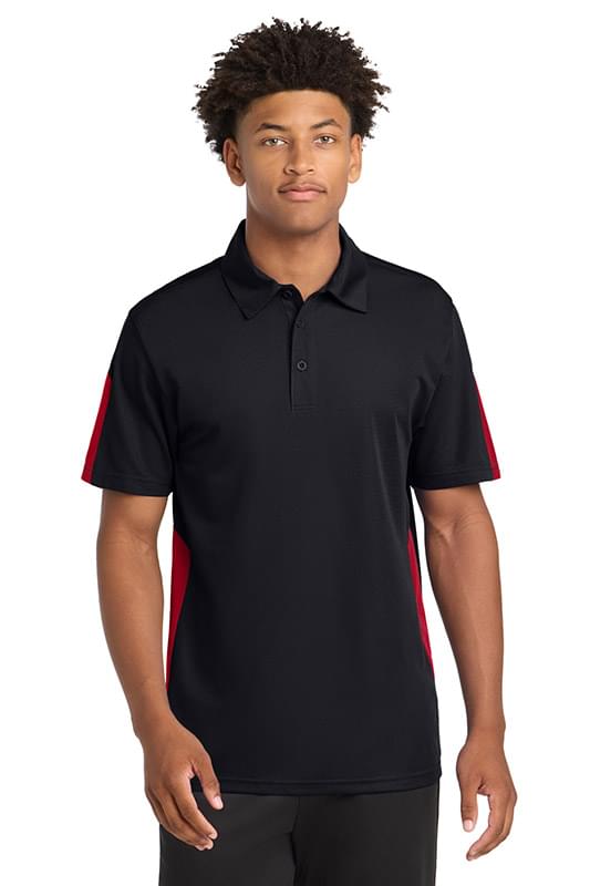 Sport-Tek &#174;  PosiCharge &#174;  Active Textured Colorblock Polo. ST695