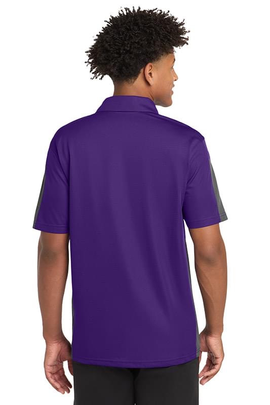 Sport-Tek &#174;  PosiCharge &#174;  Active Textured Colorblock Polo. ST695