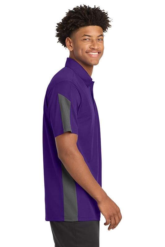 Sport-Tek &#174;  PosiCharge &#174;  Active Textured Colorblock Polo. ST695