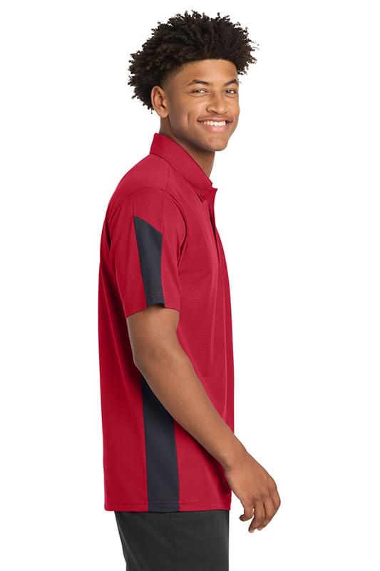 Sport-Tek &#174;  PosiCharge &#174;  Active Textured Colorblock Polo. ST695