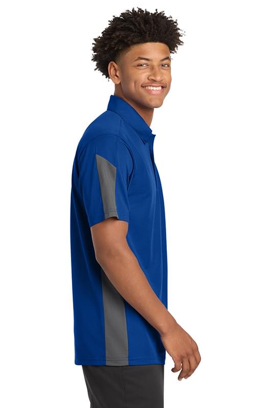 Sport-Tek &#174;  PosiCharge &#174;  Active Textured Colorblock Polo. ST695