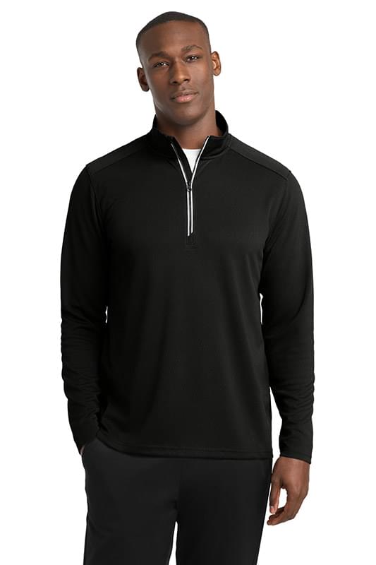 Sport-Tek &#174;  Sport-Wick &#174;  Textured 1/4-Zip Pullover.  ST860