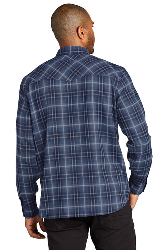 Port Authority &#174;  Long Sleeve Ombre Plaid Shirt W672