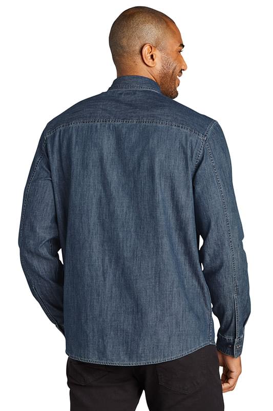 Port Authority &#174;  Long Sleeve Perfect Denim Shirt W676