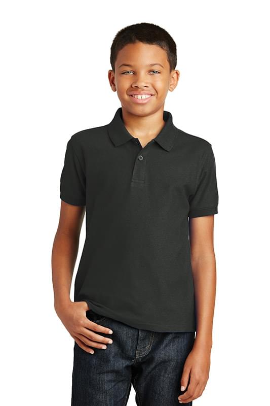 Port Authority&#174; Youth Core Classic Pique Golf Polo