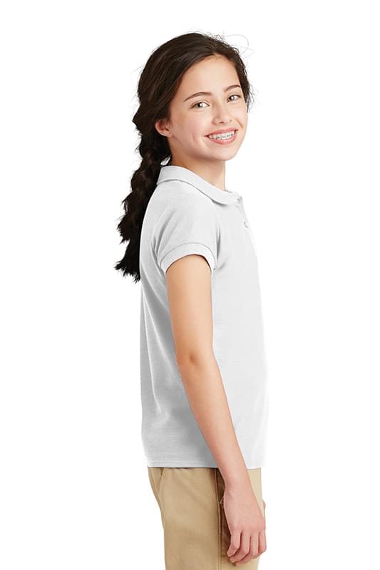 Port Authority &#174;  Girls Silk Touch &#153;  Peter Pan Collar Polo. YG503