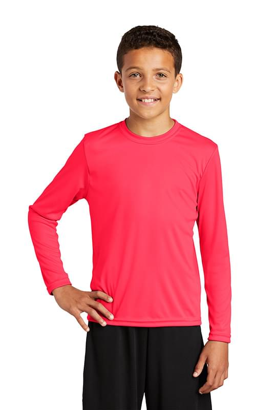 Sport-Tek &#174;  Youth Long Sleeve PosiCharge &#174;  Competitor&#153; Tee. YST350LS