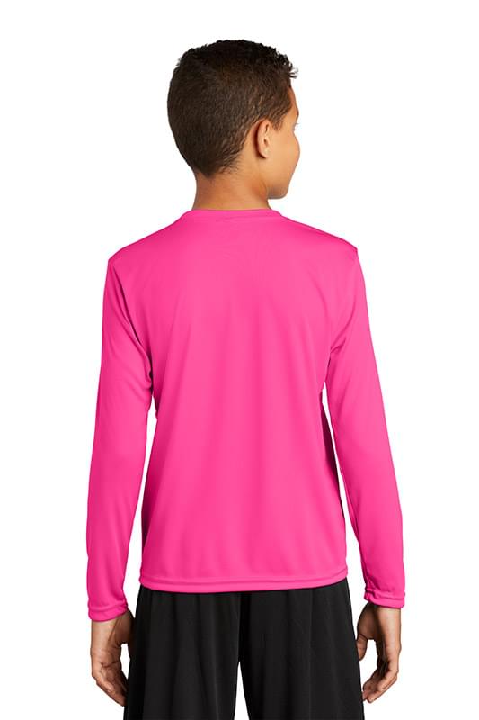 Sport-Tek &#174;  Youth Long Sleeve PosiCharge &#174;  Competitor&#153; Tee. YST350LS