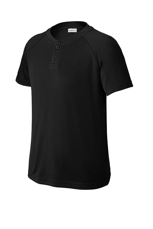 Sport-Tek &#174;  Youth PosiCharge &#174;  Competitor &#153;  2-Button Henley YST359
