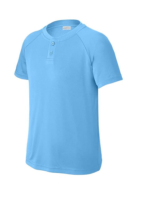 Sport-Tek &#174;  Youth PosiCharge &#174;  Competitor &#153;  2-Button Henley YST359