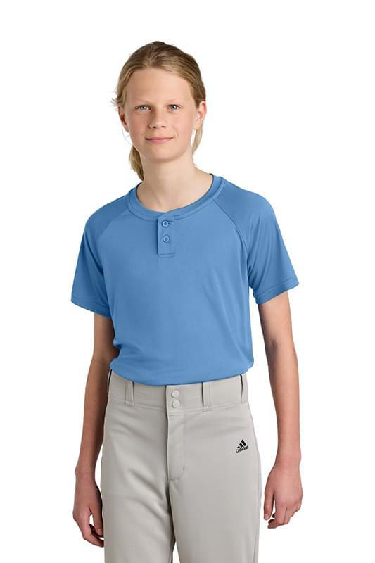 Sport-Tek &#174;  Youth PosiCharge &#174;  Competitor &#153;  2-Button Henley YST359