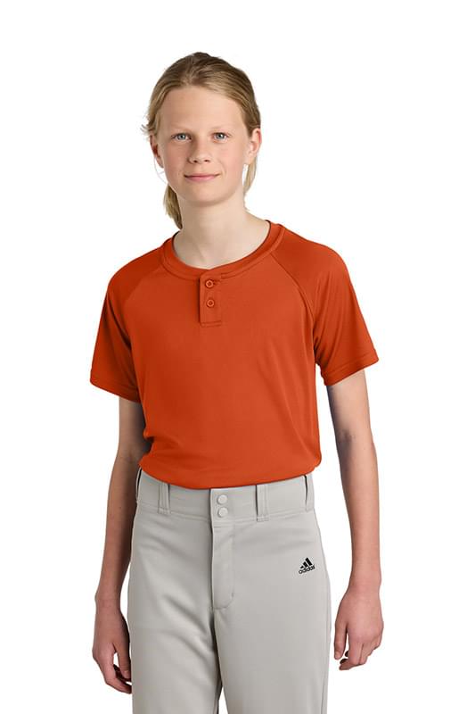 Sport-Tek &#174;  Youth PosiCharge &#174;  Competitor &#153;  2-Button Henley YST359