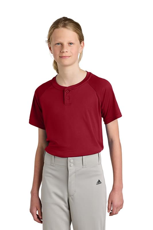 Sport-Tek &#174;  Youth PosiCharge &#174;  Competitor &#153;  2-Button Henley YST359
