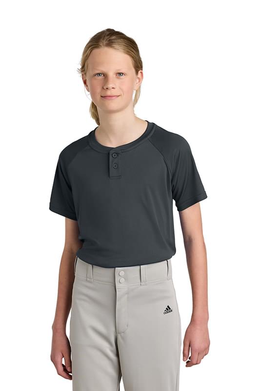 Sport-Tek &#174;  Youth PosiCharge &#174;  Competitor &#153;  2-Button Henley YST359