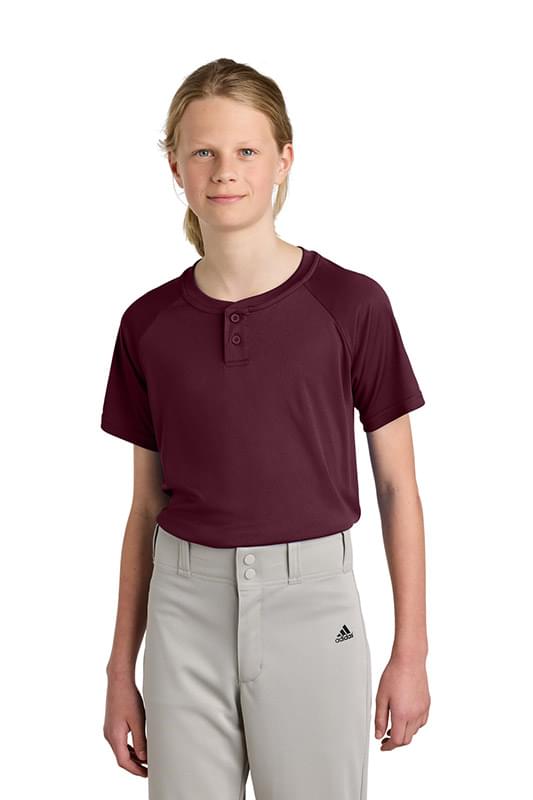 Sport-Tek &#174;  Youth PosiCharge &#174;  Competitor &#153;  2-Button Henley YST359