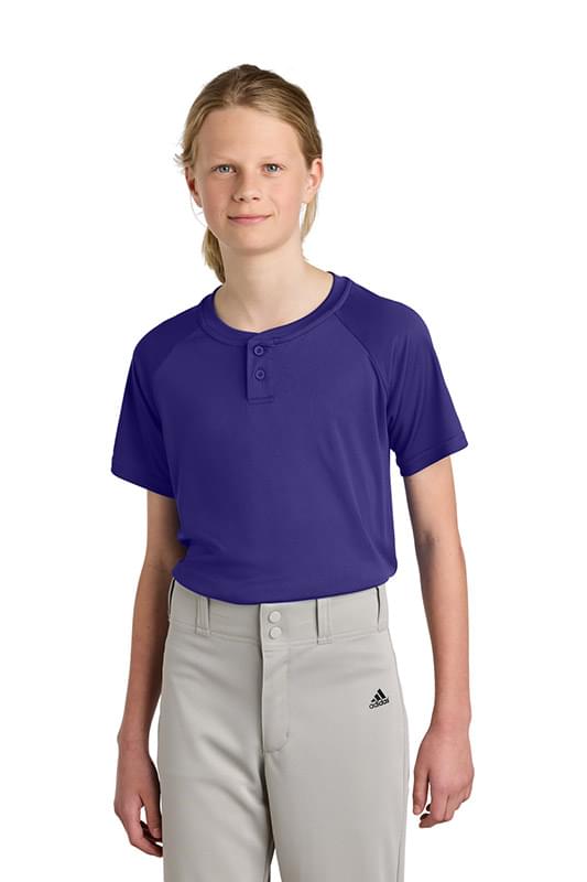 Sport-Tek &#174;  Youth PosiCharge &#174;  Competitor &#153;  2-Button Henley YST359