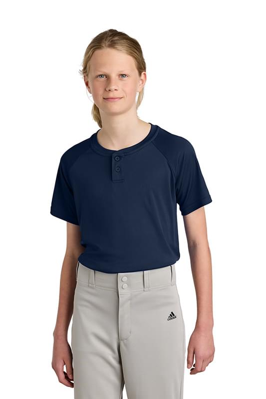 Sport-Tek &#174;  Youth PosiCharge &#174;  Competitor &#153;  2-Button Henley YST359