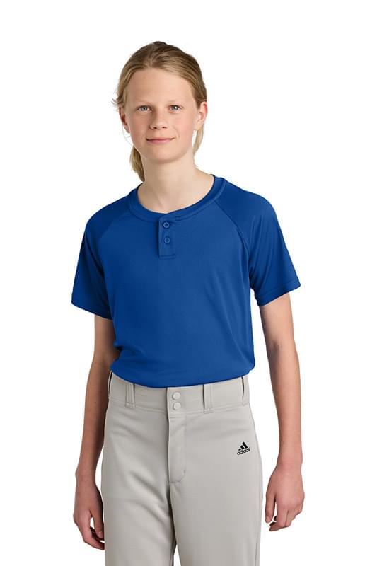 Sport-Tek &#174;  Youth PosiCharge &#174;  Competitor &#153;  2-Button Henley YST359