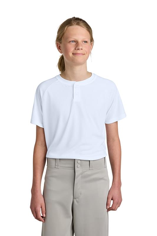 Sport-Tek &#174;  Youth PosiCharge &#174;  Competitor &#153;  2-Button Henley YST359
