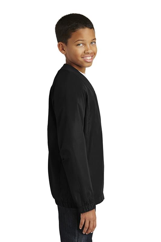 Sport-Tek ® Youth V-Neck Raglan Wind Shirt. YST72 Sport-Tek ® Youth V-Neck Raglan Wind Shirt. YST72