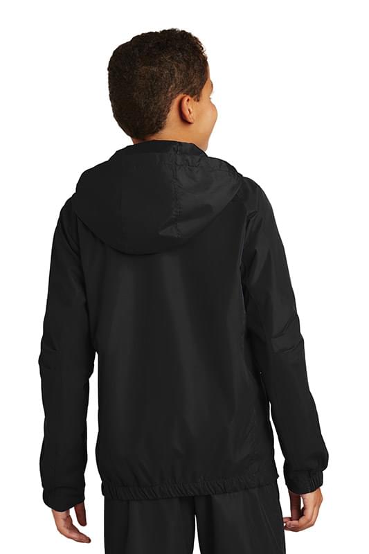 Sport-Tek ® Youth Hooded Raglan Jacket. YST73 Sport-Tek ® Youth Hooded Raglan Jacket. YST73