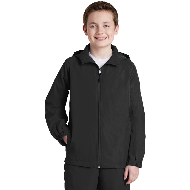 Sport-Tek &#174;  Youth Hooded Raglan Jacket. YST73