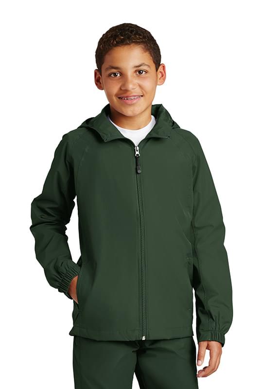 Sport-Tek ® Youth Hooded Raglan Jacket. YST73