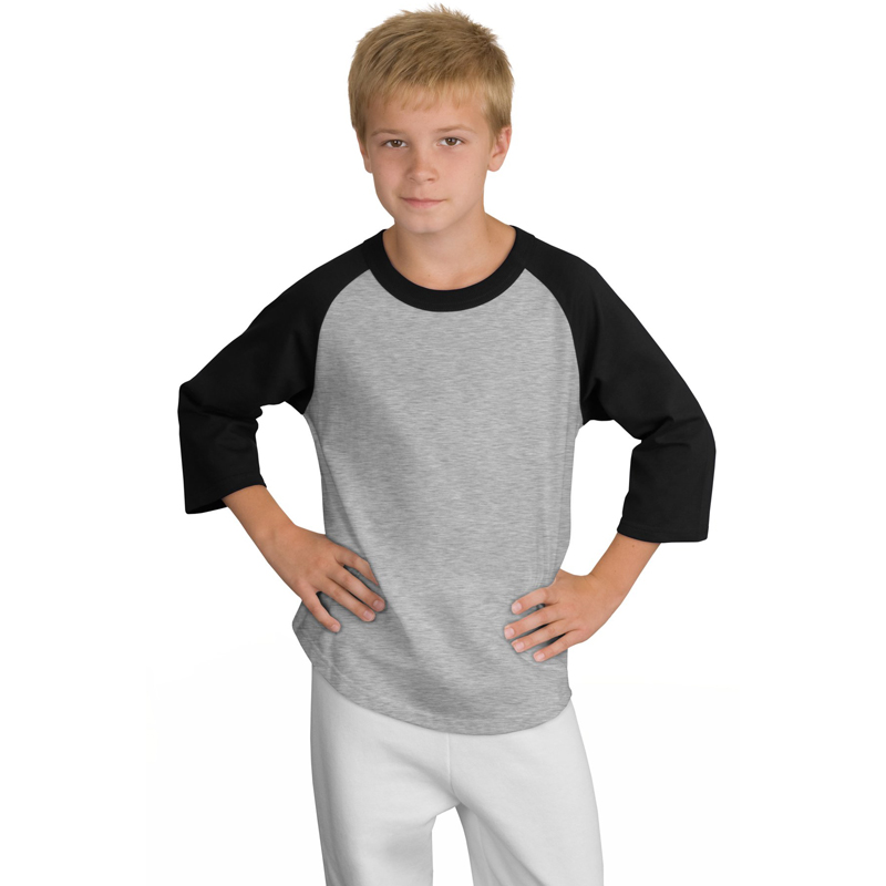 Sport-Tek &#174;  Youth Colorblock Raglan Jersey.  YT200