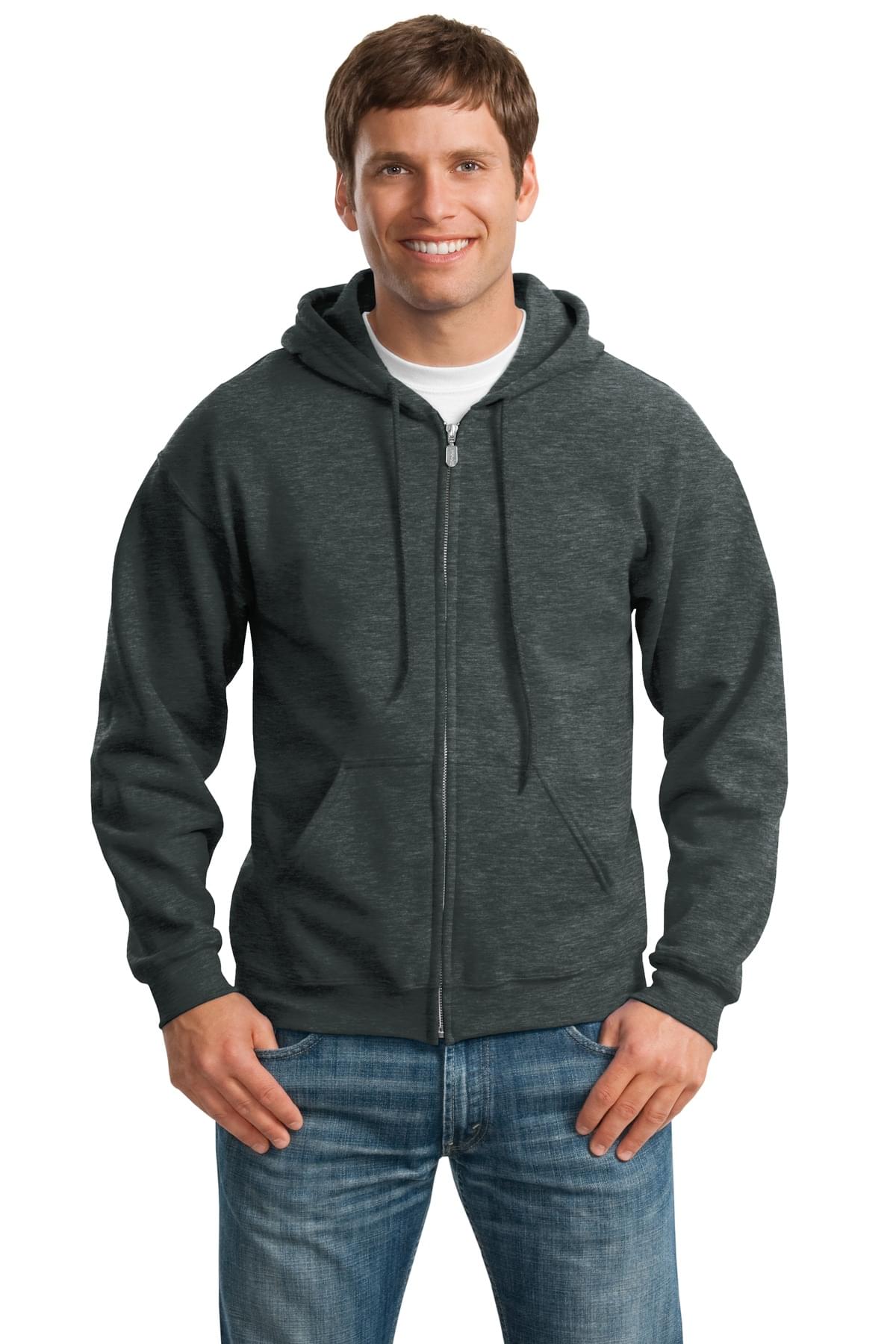 gildan heavy blend zip hoodie