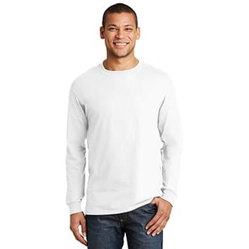 Hanes ®  Beefy-T ®  -  100% Cotton Long Sleeve T-Shirt.  5186