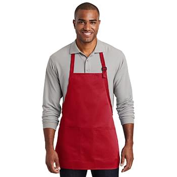 Port Authority  ®  Medium-Length Two-Pocket Bib Apron. A601