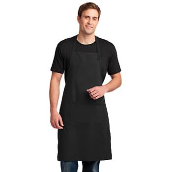 Port Authorit&#174; Easy Care Extra Long Bib Apron with Stain Release