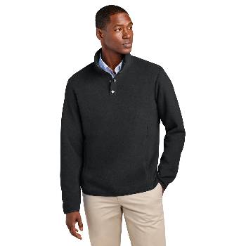 Brooks Brothers ®  Fleece 1/4-Snap Neck BB18612