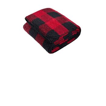 Port Authority &#174;  Double-Sided Sherpa/Plush Blanket BP48