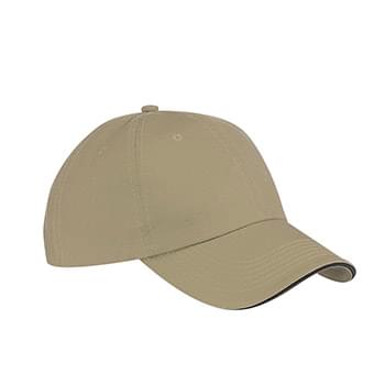 Port & Company &#174; Washed Twill Sandwich Bill Cap.  CP79