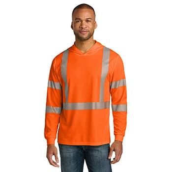 CornerStone &#174;  ANSI 107 Class 3 Long Sleeve Segmented Tape Hooded Tee CS208