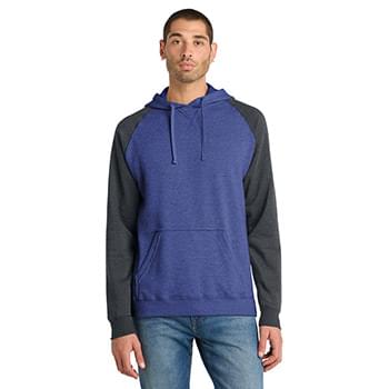 District &#174;  Young Mens Lightweight Fleece Raglan Hoodie.  DT196