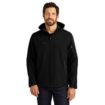 Port Authority &#174;  Textured Hooded Soft Shell Jacket. J706