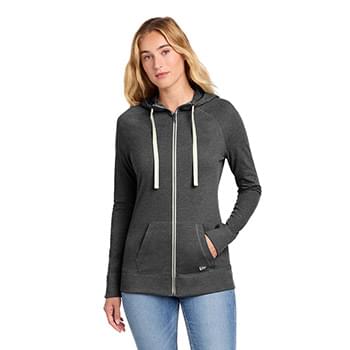 New Era ®  Women's Sueded Cotton Blend Full-Zip Hoodie. LNEA122