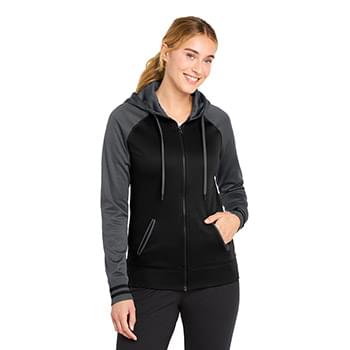Sport-Tek ®  Women's Sport-Wick ®  Varsity Fleece Full-Zip Hooded Jacket. LST236