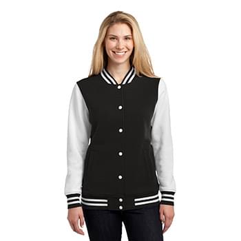 Sport-Tek&#174; Ladies Fleece Letterman Jacket