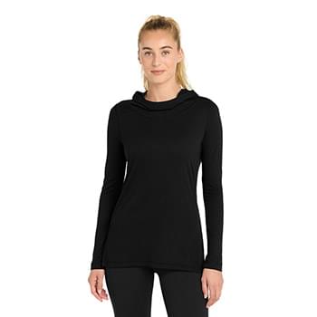 Sport-Tek ®  Women's PosiCharge  ®  Tri-Blend Wicking Long Sleeve Hoodie LST406
