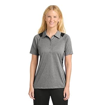 Sport-Tek &#174;  Women's Heather Colorblock Contender &#153;  Polo. LST665