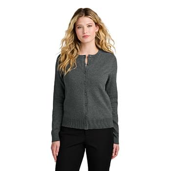 Port Authority &#174;  Women's Easy Care Crewneck Cardigan Sweater LSW2870