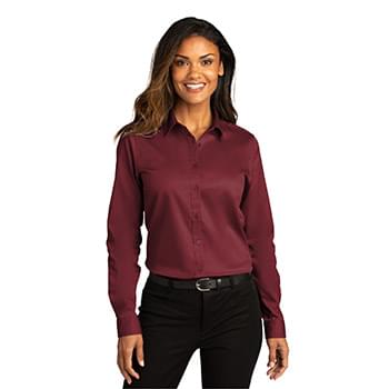 Port Authority &#174;  Women's Long Sleeve SuperPro React &#153; Twill Shirt. LW808