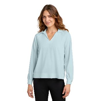 Mercer+Mettle ®  Women's Long Sleeve Buttery Soft Popover Blouse MM2019