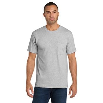 Port & Co &#153;  Core Cotton Pocket Tee. PC54P