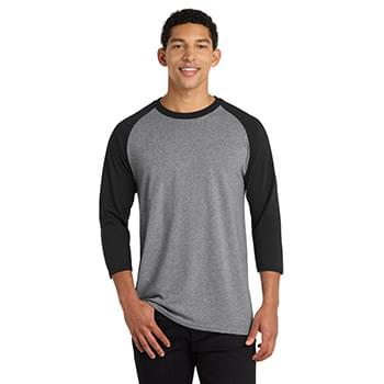 Port & Co &#153;  Core Blend 3/4-Sleeve Raglan Tee. PC55RS
