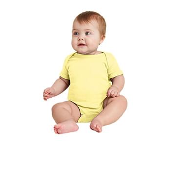 Rabbit Skins &#153;  Infant Short Sleeve Baby Rib Bodysuit. RS4400